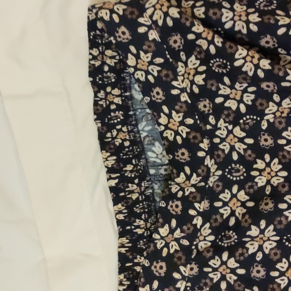 ab studio skirt sz pm brown & tan - Picture 3 of 3